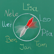White board with magnetic pointer large pointer teaching aids toy training school English teacher natural spelling pinyin teaching