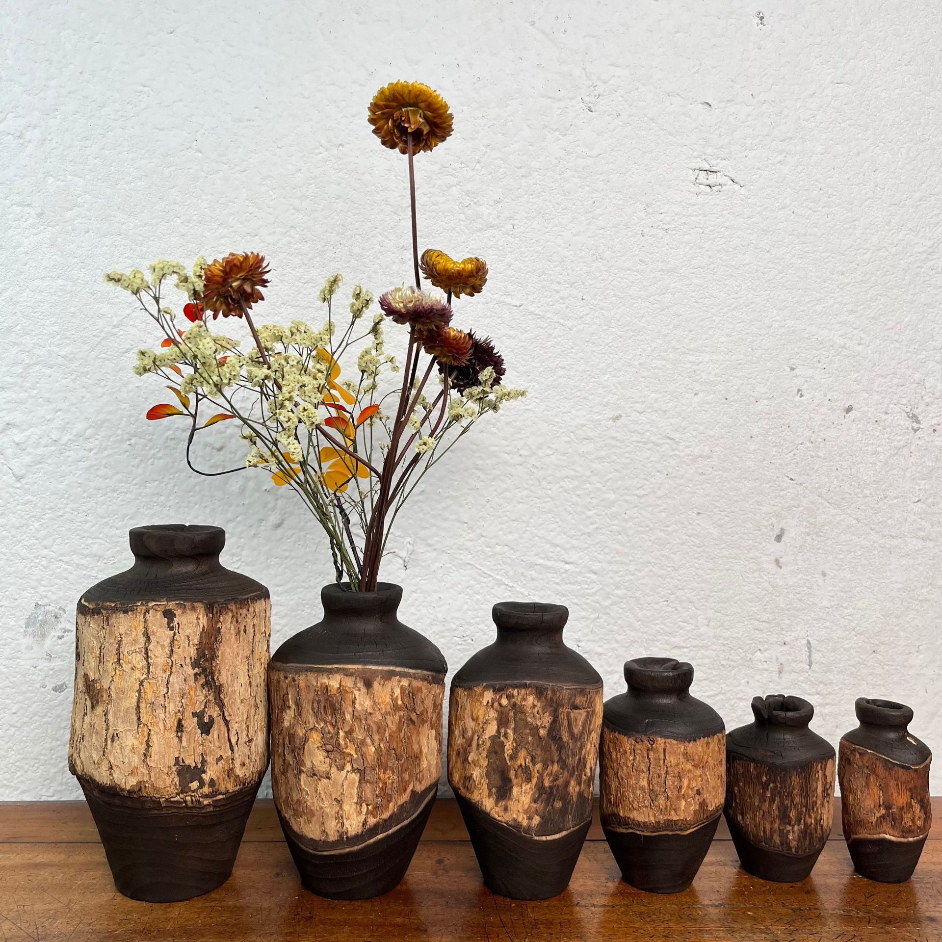 侘寂风碳化木花瓶-侘寂风碳化木花瓶促销价格、侘寂风碳化木花瓶品牌- 淘宝