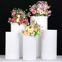 New wedding props iron cylindrical dessert table welcome area decoration dessert table cake table window creative ornaments