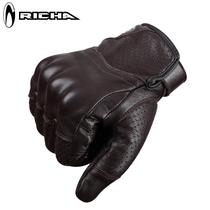 Belgium RICHA motorcycle vintage car riding gloves Breathable fall-proof sheepskin gloves Motorcycle rider gloves