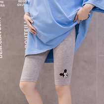  Three or four months pregnant women leggings summer thin outer wear womens spring and summer five-point pants small modal shorts