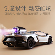Remote control car toy childrens boy racing spray sports car electric high-speed charging large baby 4 years old 5 six 6