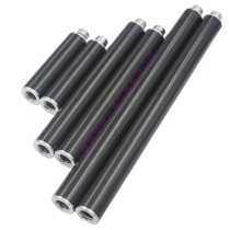 QASE high strength ultra-light carbon fiber pole black pair center Rod carbon fiber rod GPS extension extension rod diameter 25