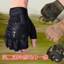 Men and women half finger gloves male army autumn and winter special forces outdoor fitness non-slip mountaineering riding exposed tactical gloves