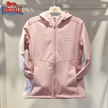 (Autumn Winter New) Dragon Lion Dell Soft Shell Assault Clothing Lady Outdoor Tandem Cap Windproof Warm Comfort Jacket Man