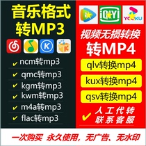 2021 New audio video converter mflacmp4 to mp3 software Netease ncm to mp3m4a to mp3