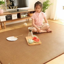 Mat mat Living room Natural rattan mat Japanese household Summer bedside carpet Bedroom Crawling tatami washable