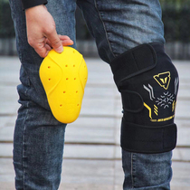 Locomotive Network Motorcycle Riding soft shell Kneecap Windproof Anti-Fall and Warm Shock Absorbing for the Four Seasons General Knight Equipment