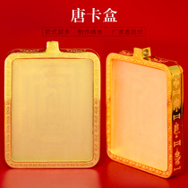 Tibet hand-painted thangka box Seiko titanium steel thangka box GWU box pendant can be opened Amulet pendant
