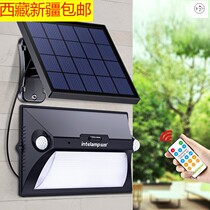 Tibet Xinjiang household solar lamp human body induction lamp garden lamp wall lamp waterproof household courtyard lighting