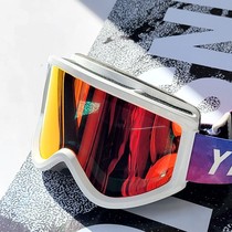 YEON ski glasses men and women anti-fog Ski mirror card myopia snow mirror spherical double layer goggles mountaineering equipment