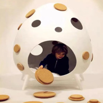 Creative GRP Creativity Playground Outdoor Space house Childrens Paradise Garden Mall swing Anomalous Hollowed-out Eggshell Chair
