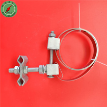 Lead off the line clamp opgw rod lead off the line with cable Fixed metal fittings Lead off the line clamp for steel pipe tower Lead off the line lead off the line clamp