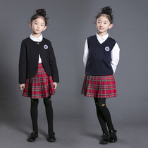 (Full set to be customized)Longnan Primary School uniform girls full set of school uniforms 17 pieces