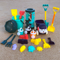 Beach toy sets for car Children Baby Cassia boys and girls sand digging tools hourglass shovel bucket to play with sand