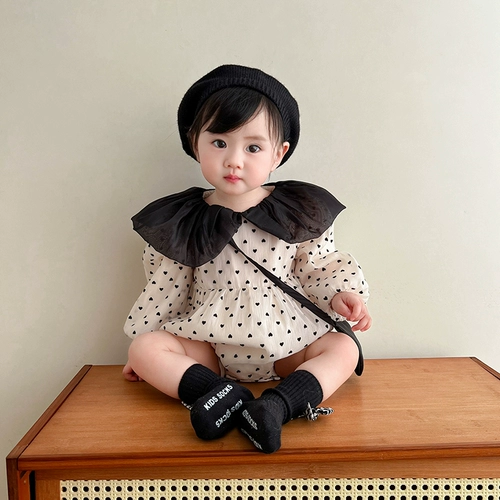 Детское весеннее боди для принцессы, весенний милый лонгслив для девочек