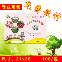 Factory direct customized kindergarten report card free design student transcript customized spot sale
