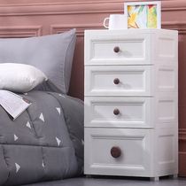 Thickened 40cm multi-layer toy drawer storage box plastic household bedside storage cabinet finishing box