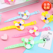 Childrens creative small toy color wrist watch windmill holiday gift kindergarten student prize small gift