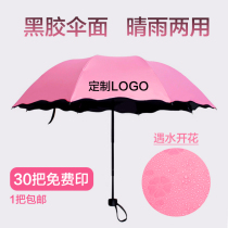 Creative small gift company opening activities promotion practical gift giving customers 10 yuan gift custom logo umbrella