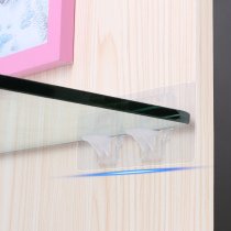 Wardrobe movable wooden bracket wine cabinet glass suction cup fixed tirade plate support frame furniture connection accessories