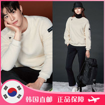 2021 autumn and winter PEGGYNCO Korean badminton suit men and women round neck sports fleece long sleeve T warm quick dry