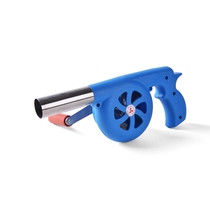 Outdoor hand blower stove blower household small blower barbecue manual fan Black Blue
