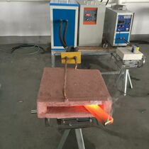 Medium frequency 45KW medium frequency induction heating machine copper rod forging heating furnace steel bar hot pier forging heating furnace