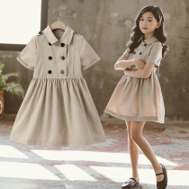UK next kiss female middle child summer dress 2021 new short-sleeved Korean version of the girl fashion skirt