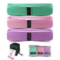 Resilience belt squat hip hip pull belt female resistance Belt strength training male yoga fitness equipment hip elastic ring