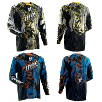 THOR Thunder God Cross Country T-Shirt Summer Long Sleeve Motorcycle Riding Suit Moisture Absorption Perspiration Sweat Speed Dry DH Speed Drop Suit