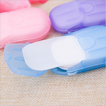 Portable soap paper hand washing small soap tablets Childrens disposable soap tablets Travel paper soap tablets Travel mini