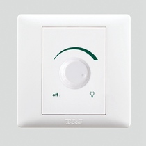 Tianji brand 86 type 220V rotary stepless dimmer switch panel thyristor adjustment HB211-M2