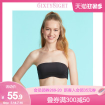 6IXTY8IGHT 68 spring anti-light bandeau sexy beautiful back girl bra cover underwear female BR02128