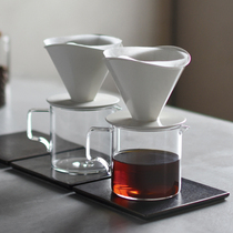 SF) Japan KINTO OCT new hand-brewed coffee filter cup heat-resistant glass sharing pot coffee pot