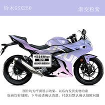Suitable for Suzuki GSX250R modified body decal full car sticker print animation gsx250 protective car film