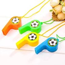  New plastic whistle come on whistle referee lanyard competition sports games childrens toys survival cartoon baby