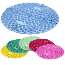 Finger pressure plate foot massage pad running Male same TPE Super pain super thick large round household foot pad toe pad