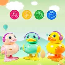 New winding toys clockwork duck stall Good supply Hot jumping duck Hot night market stall toy wholesale