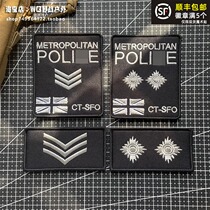 British Manchester CTSFO arm badge Tactical Vest Morale Badge Rank magic sticker Backpack Patch Badge