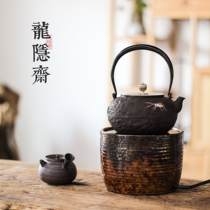 Taiwan Longyinzhai Wood-fired electric pottery stove Tea stove Silver kettle Iron pot Pottery pot Glass Copper pot Special silent electric stove