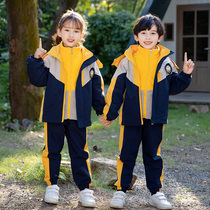 Kindergarten garden uniforms English autumn and winter clothes childrens assault uniforms