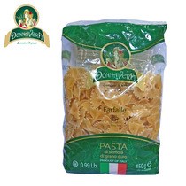Italian imported Vera butterfly-shaped pasta 450g childrens pasta hollow powder macaroni home Commercial