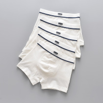 5-strip ETX small and medium big boy underwear big boy baby white cotton comfortable breathable boxer pants