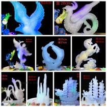 Sishimi ice sculpture Mold large three-dimensional creative ice sculpture Mold sassy body plate decoration ice sculpture Mold to send lights