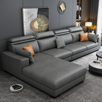 Nordic light luxury fabric sofa large medium and small apartment modern simple technology cloth latex living room set up furniture combination