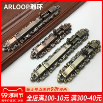 Chinese retro copper bolt door bolt door lock lock door safety latch lock door lock anti-theft old wooden door latch