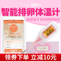  Pregnant orange female electronic basic thermometer meter to measure ovulation thermometer pregnancy preparation detector Smart home accurate