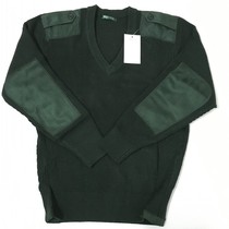 Zhejiang Jiajia Army Green Cardigan Mens pine branch Green warm and cold-proof sweater V-neck pure wool velvet