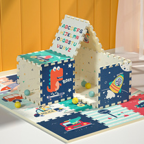Baby climbing mat thickened tasteless splicing bedroom bed border falling baby climbing mat folding household mat mat